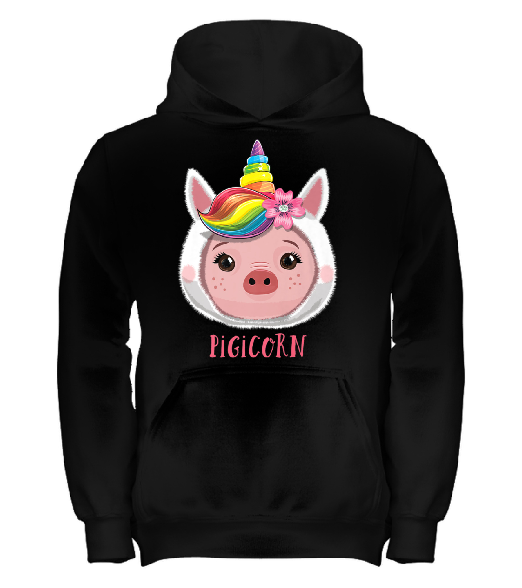 Pigicorn Pig Unicorn Girl...Kids Hoodie Pigicorn Pig Unicorn Girl...Kids Hoodie