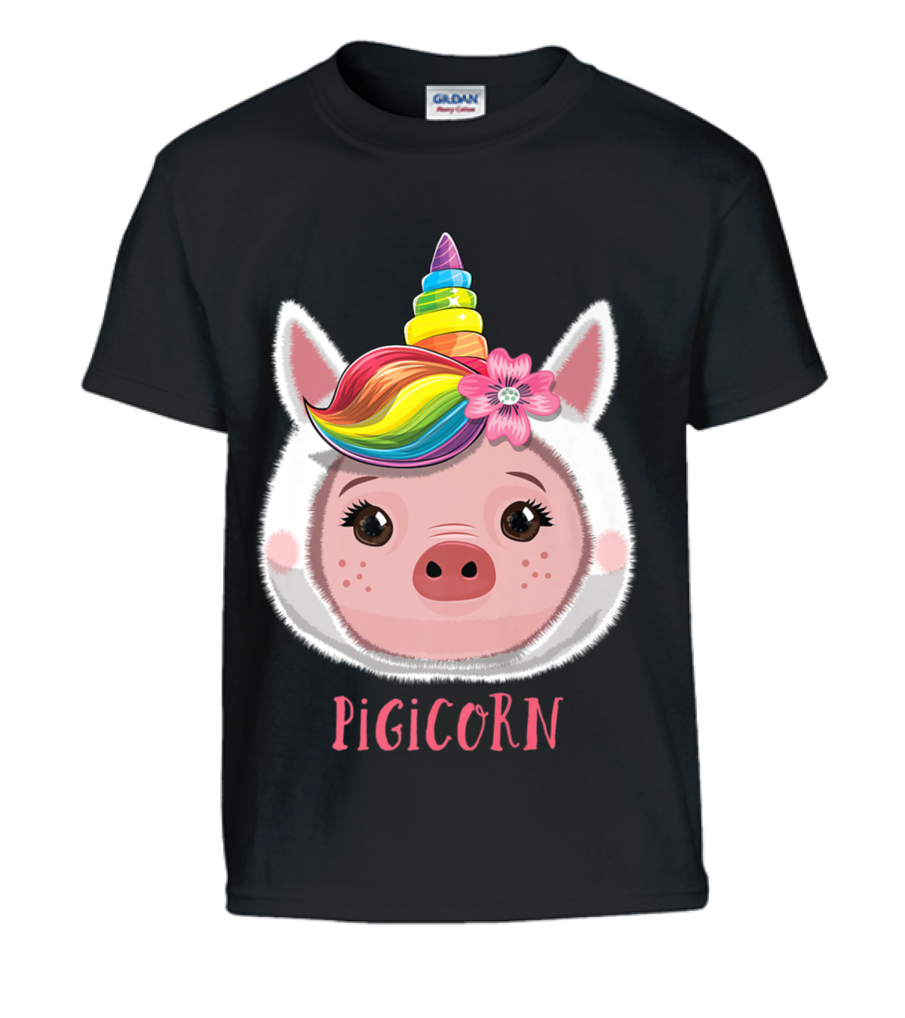 Pigicorn Pig Unicorn Girl...Kids T-Shirt 