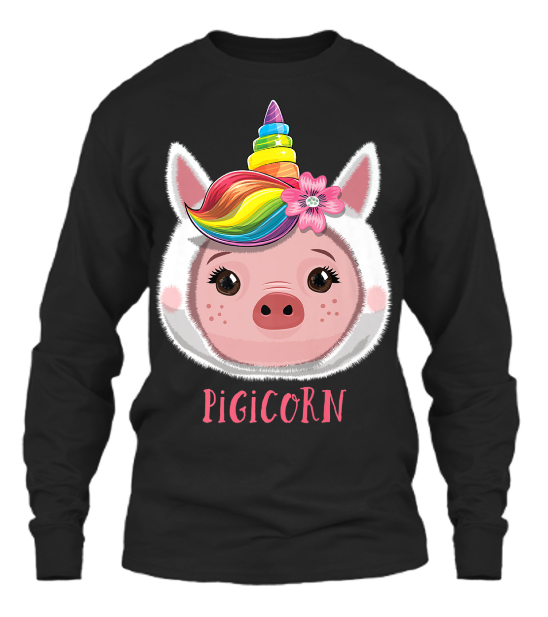 Pigicorn Pig Unicorn Girls Pig Gifts Unisex Long Sleeve Pigicorn Pig Unicorn Girls Pig Gifts Unisex Long Sleeve