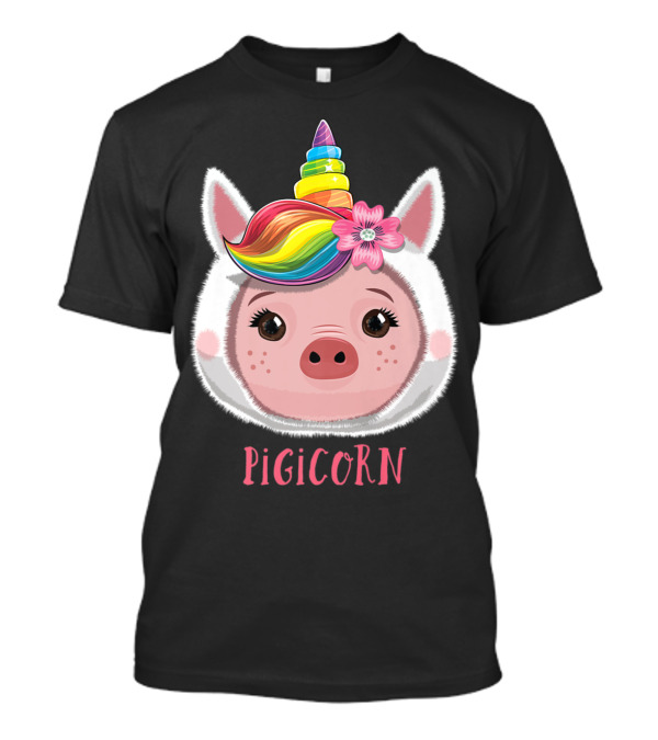 Pigicorn Pig Unicorn Girl...T-Shirt Pigicorn Pig Unicorn Girl...T-Shirt