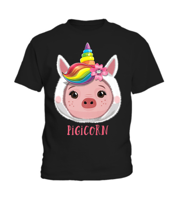 Pigicorn Pig Unicorn Girls Pig Gifts Toddler T-Shirt Pigicorn Pig Unicorn Girls Pig Gifts Toddler T-Shirt