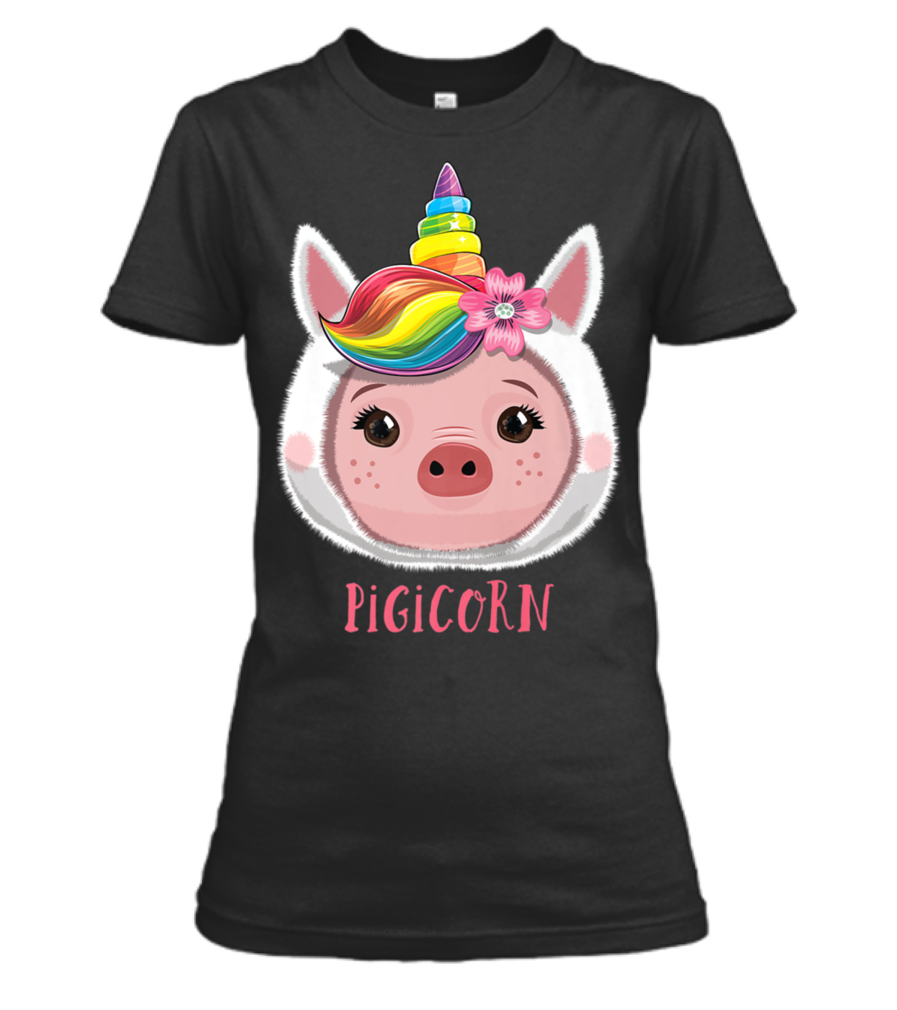 Pigicorn Pig Unicorn Girls Pig Gifts Womens T-Shirt Pigicorn Pig Unicorn Girls Pig Gifts Womens T-Shirt