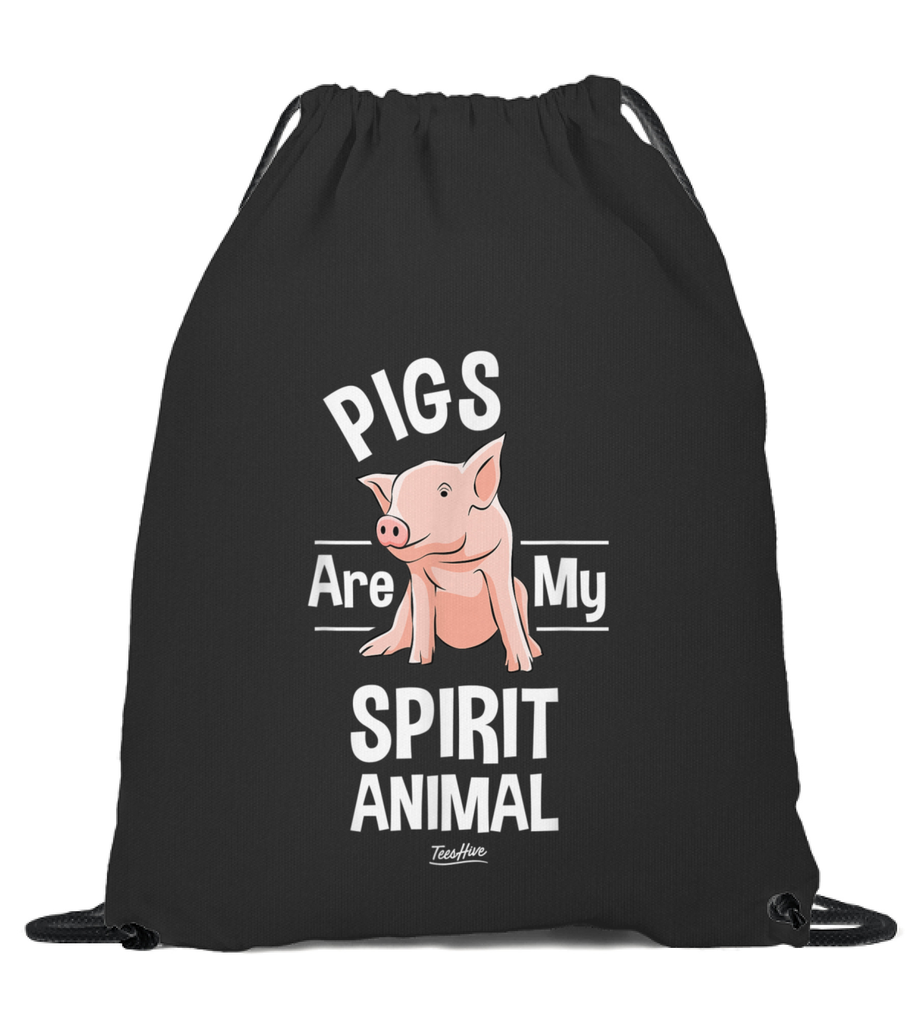 Pigs Are My Spirit Animal Pig Farmer Drawstring Bag