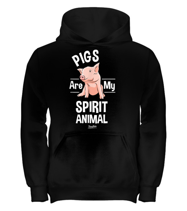 Pigs Are My Spirit Animal Pig Farmer Kids Hoodie Pigs Are My Spirit Animal Pig Farmer Kids Hoodie