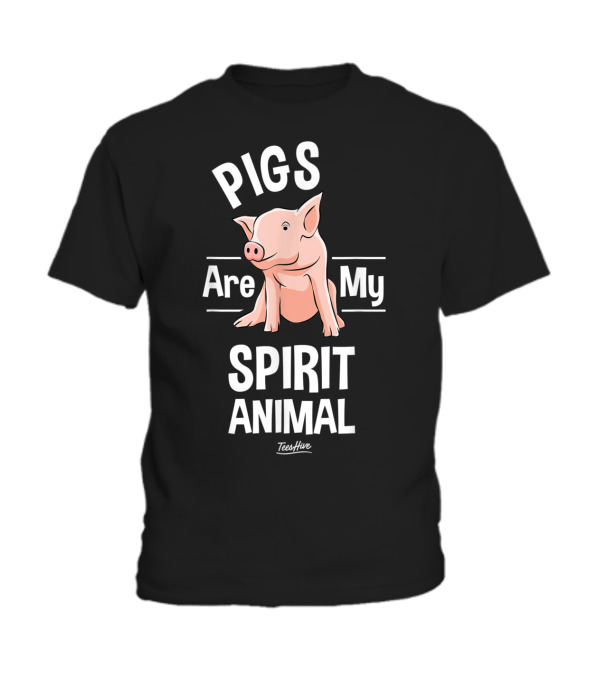 Pigs Are My Spirit Animal Pig Farmer Toddler T-Shirt Pigs Are My Spirit Animal Pig Farmer Toddler T-Shirt