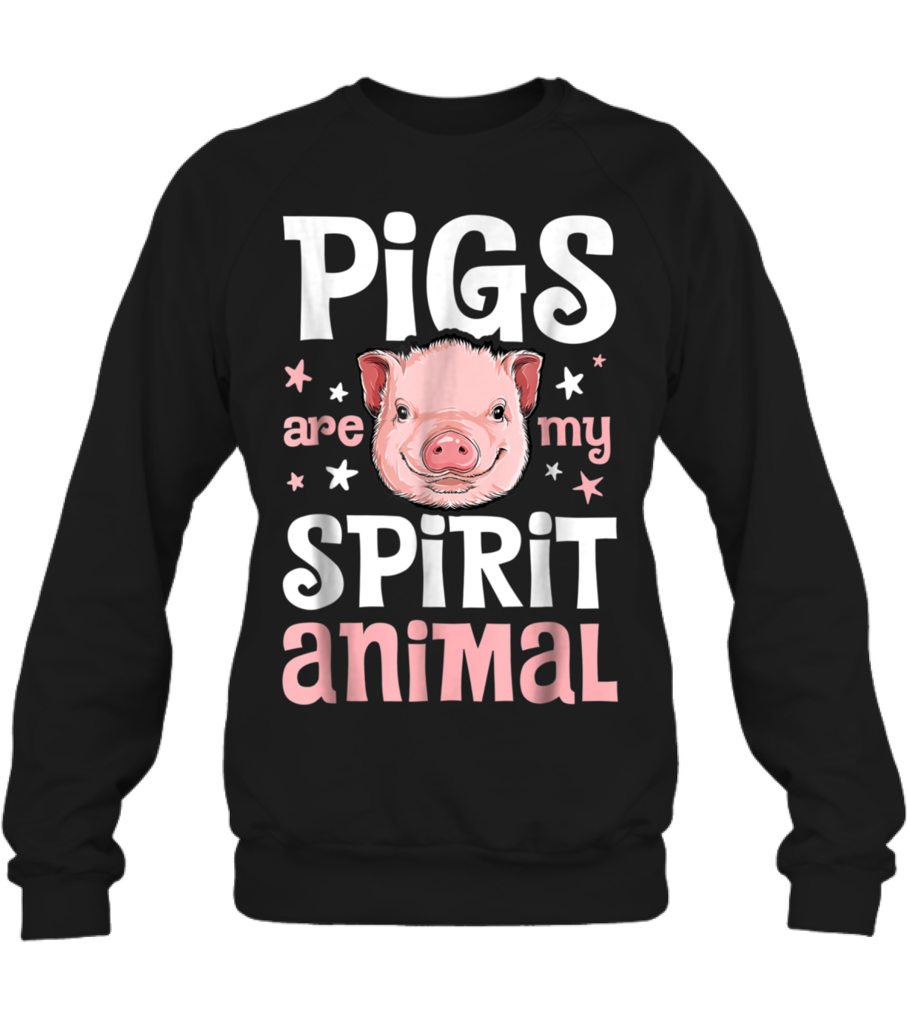Pigs Are My Spirit Animal...Crewneck Sweatshirt 