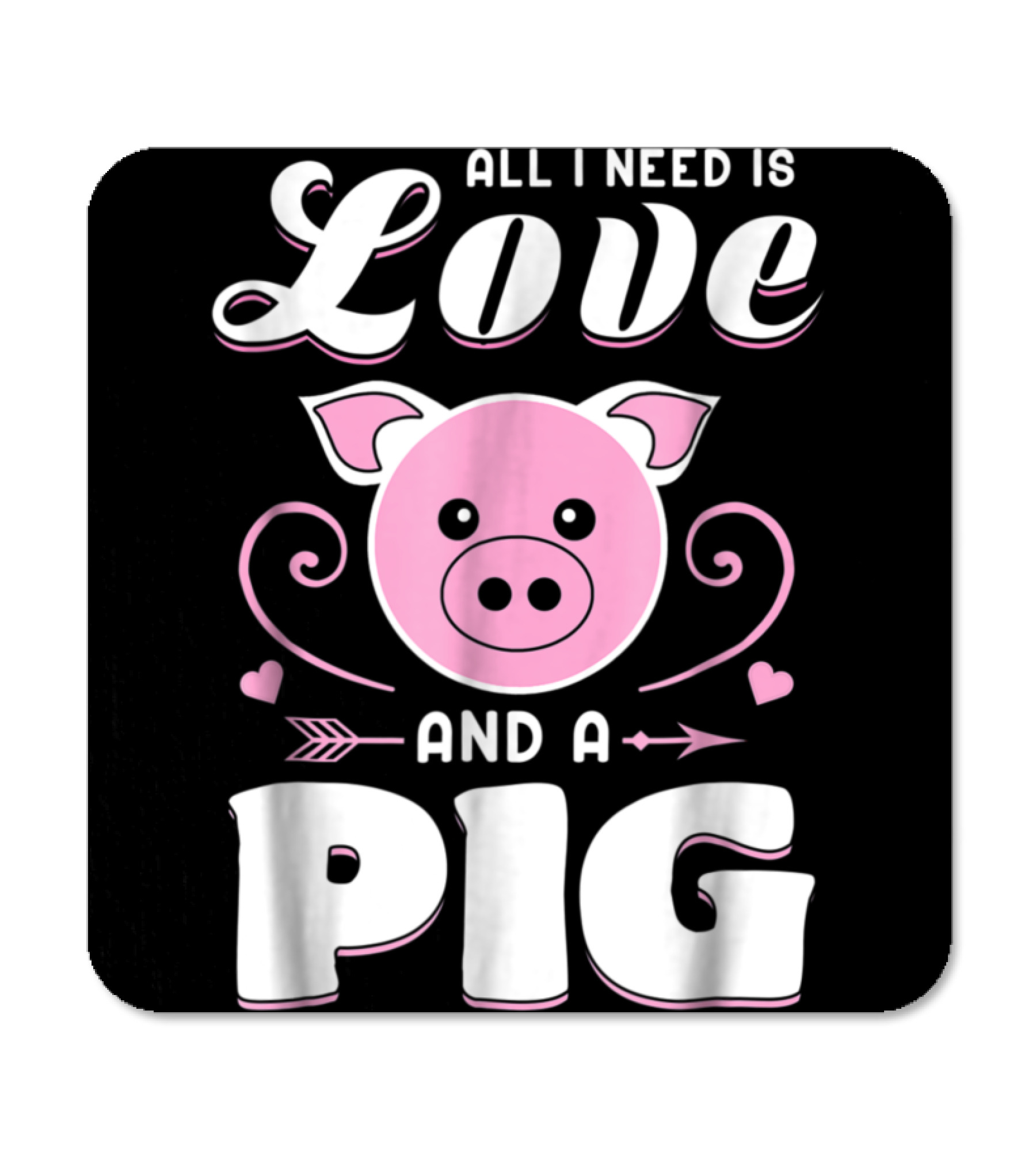 Pigs Farmer Funny Gifts Farm Life Ani Coaster