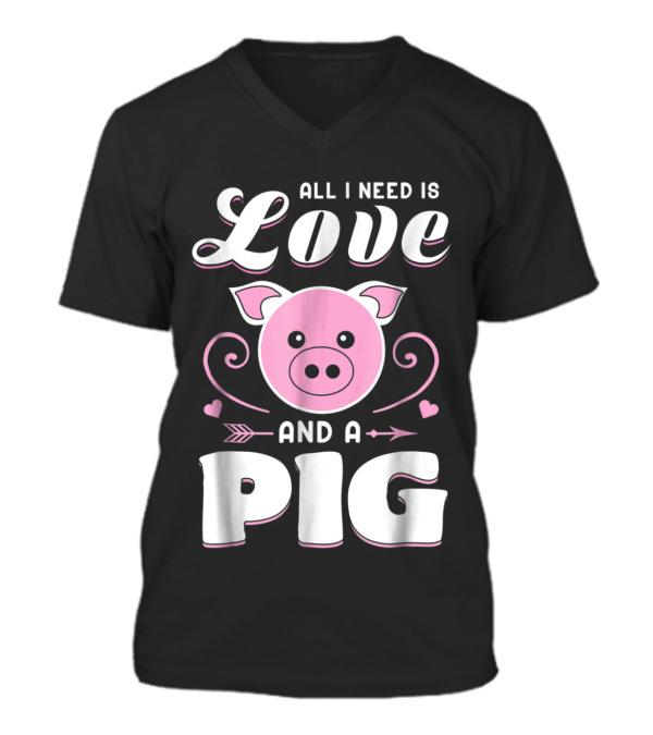 Pigs Farmer Funny Gifts F...V-Neck Unisex T-Shirt Pigs Farmer Funny Gifts F...V-Neck Unisex T-Shirt
