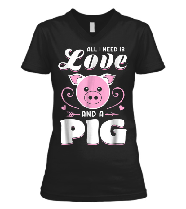 Pigs Farmer Funny Gifts Farm Life Ani V-Neck Womens T-Shirt Pigs Farmer Funny Gifts Farm Life Ani V-Neck Womens T-Shirt