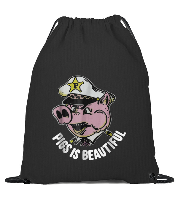Pigs is beautiful . New Drawstring Bag Pigs is beautiful . New Drawstring Bag