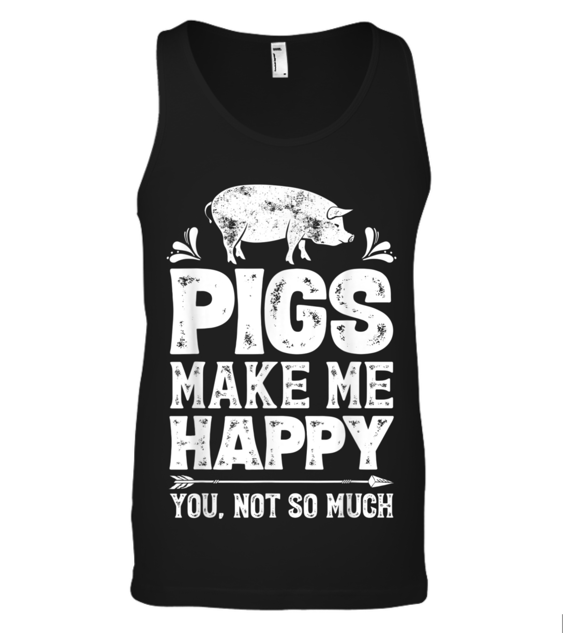 Pigs Make Me Happy T Funn...Tank Top Pigs Make Me Happy T Funn...Tank Top