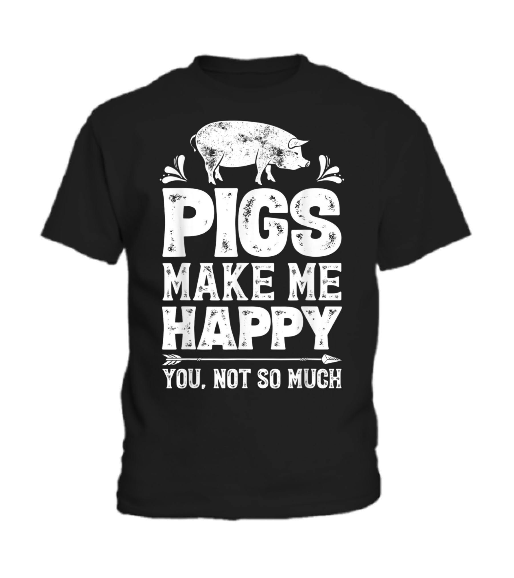 Pigs Make Me Happy T Funn...Toddler T-Shirt Pigs Make Me Happy T Funn...Toddler T-Shirt