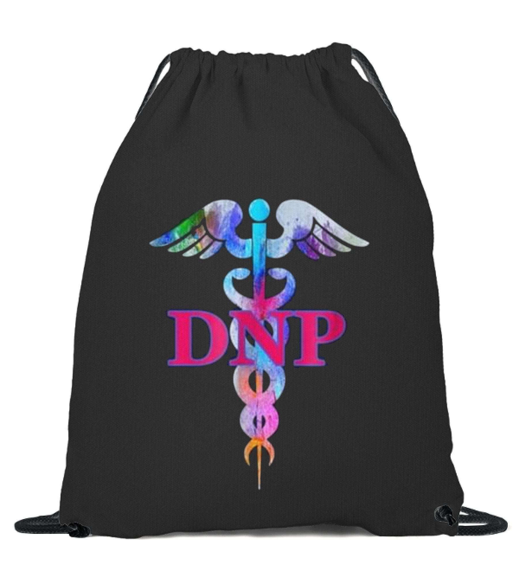 Doctor Of Nursing Practice DNP Caduceus T- Drawstring Bag Doctor Of Nursing Practice DNP Caduceus T- Drawstring Bag