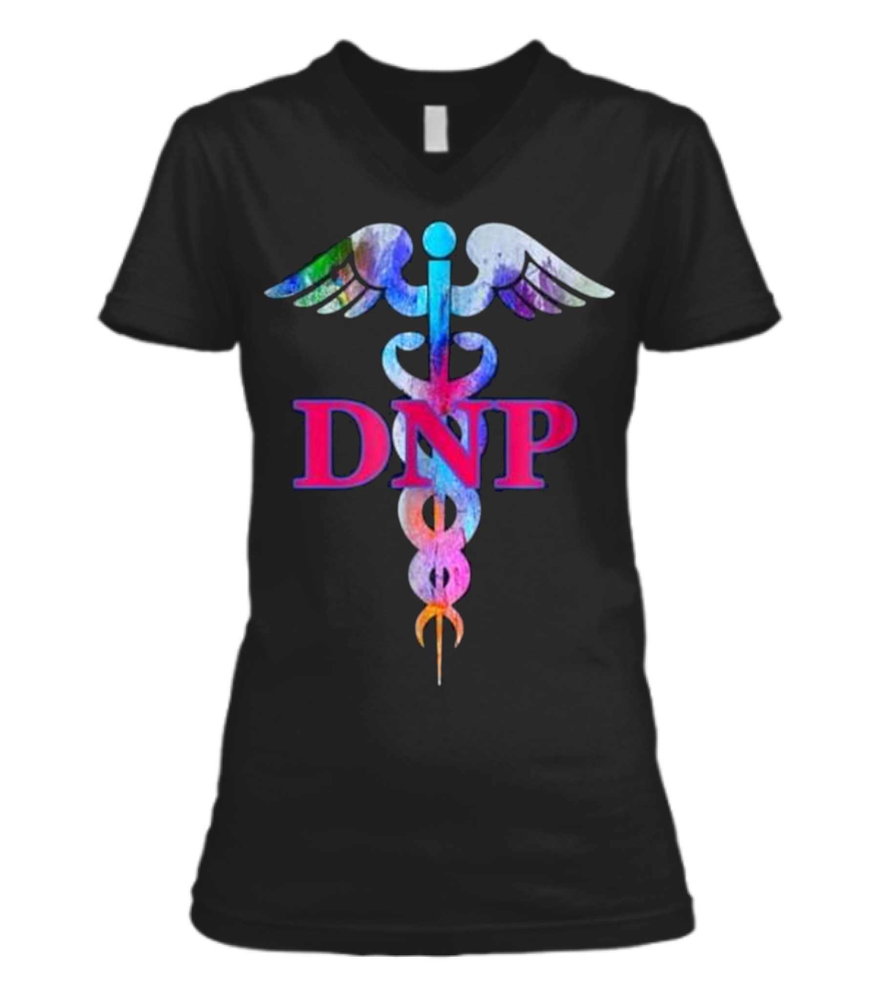 Doctor Of Nursing Practic...V-Neck Womens T-Shirt 
