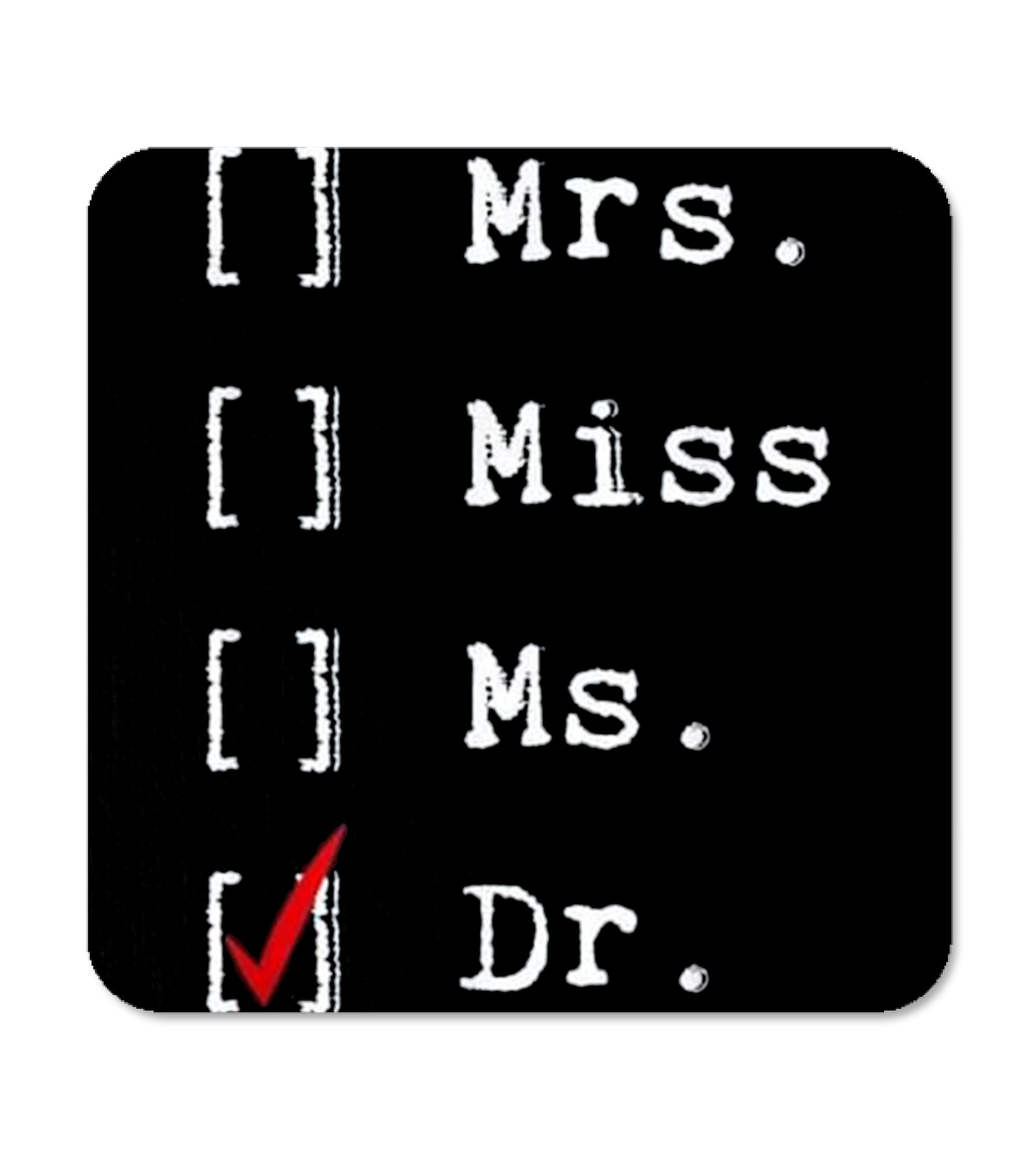 Doctorate Graduate New Me...Coaster 