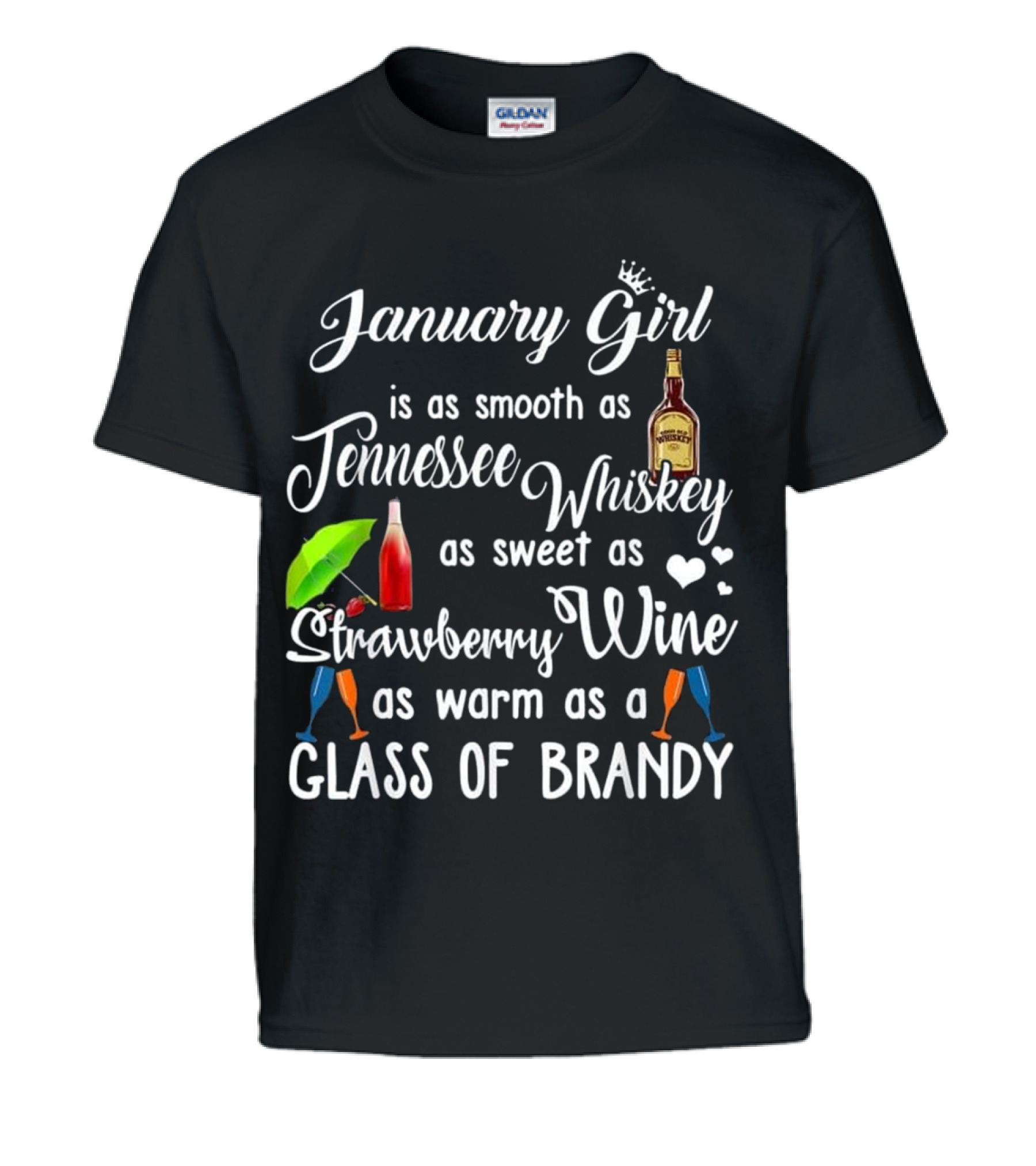 January Girl Is Smooth As...Kids T-Shirt 