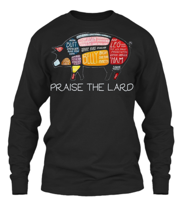 PIG BACON Funny Praise Th...Unisex Long Sleeve PIG BACON Funny Praise Th...Unisex Long Sleeve