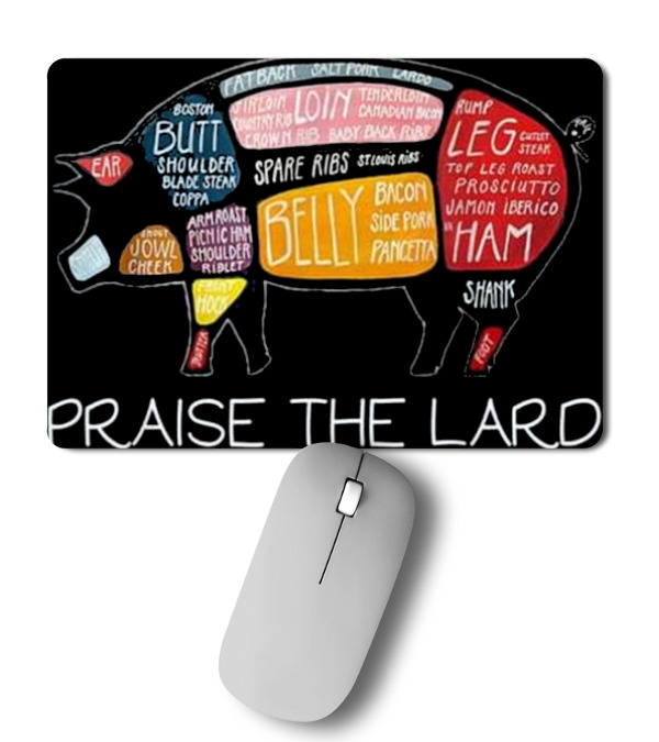 PIG BACON Funny Praise Th...Mousepad PIG BACON Funny Praise Th...Mousepad