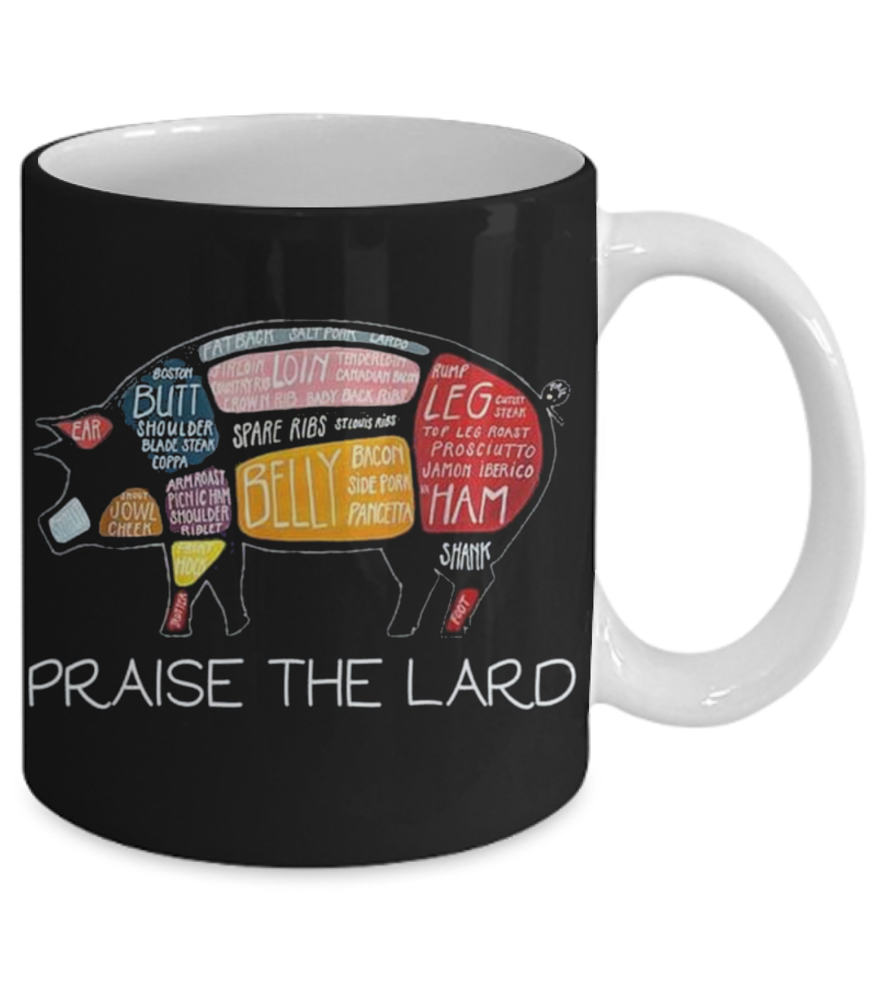 PIG BACON Funny Praise Th...Mug PIG BACON Funny Praise Th...Mug