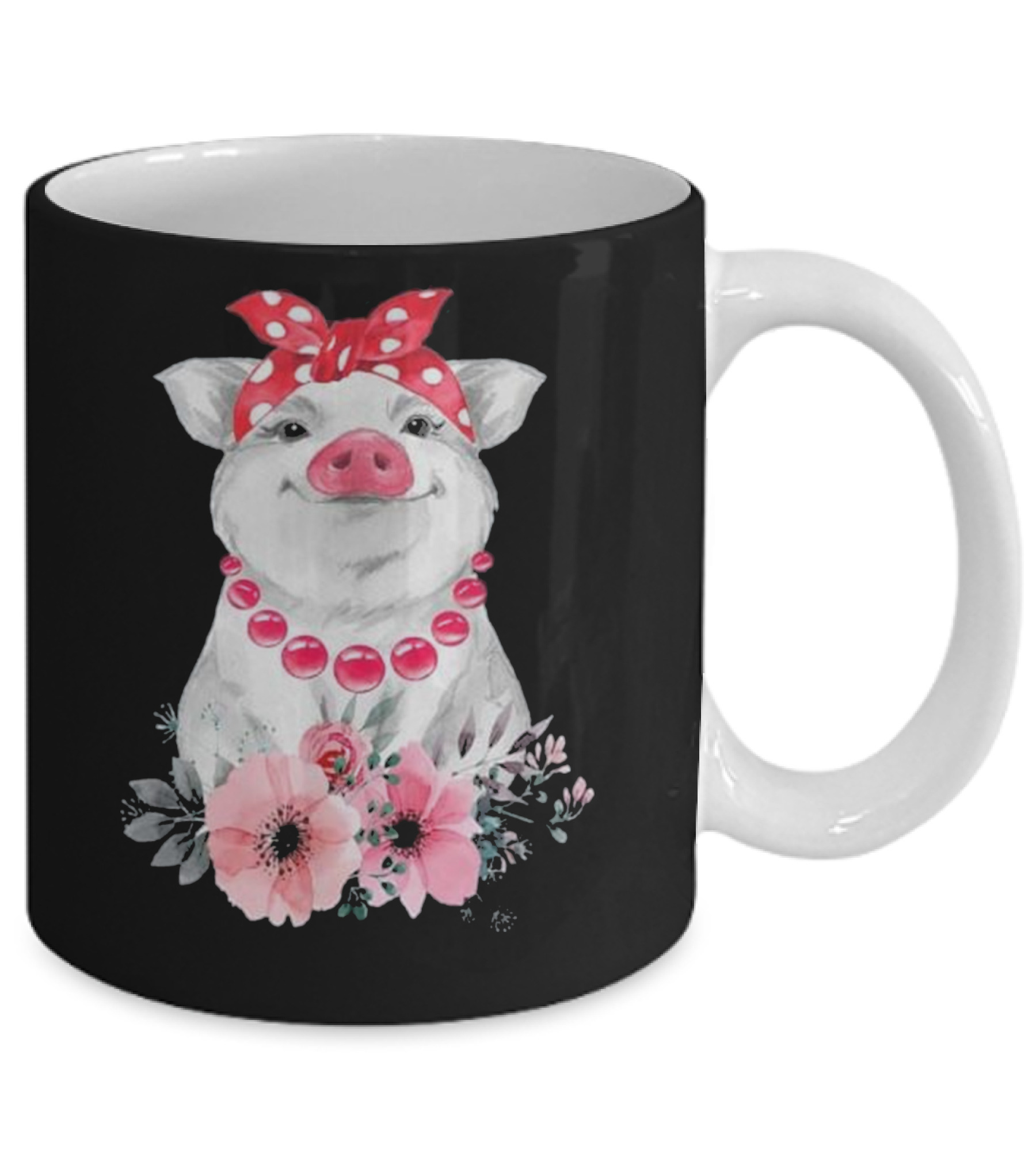Pig Bandana cute for Girl and Wo Mug Pig Bandana cute for Girl and Wo Mug