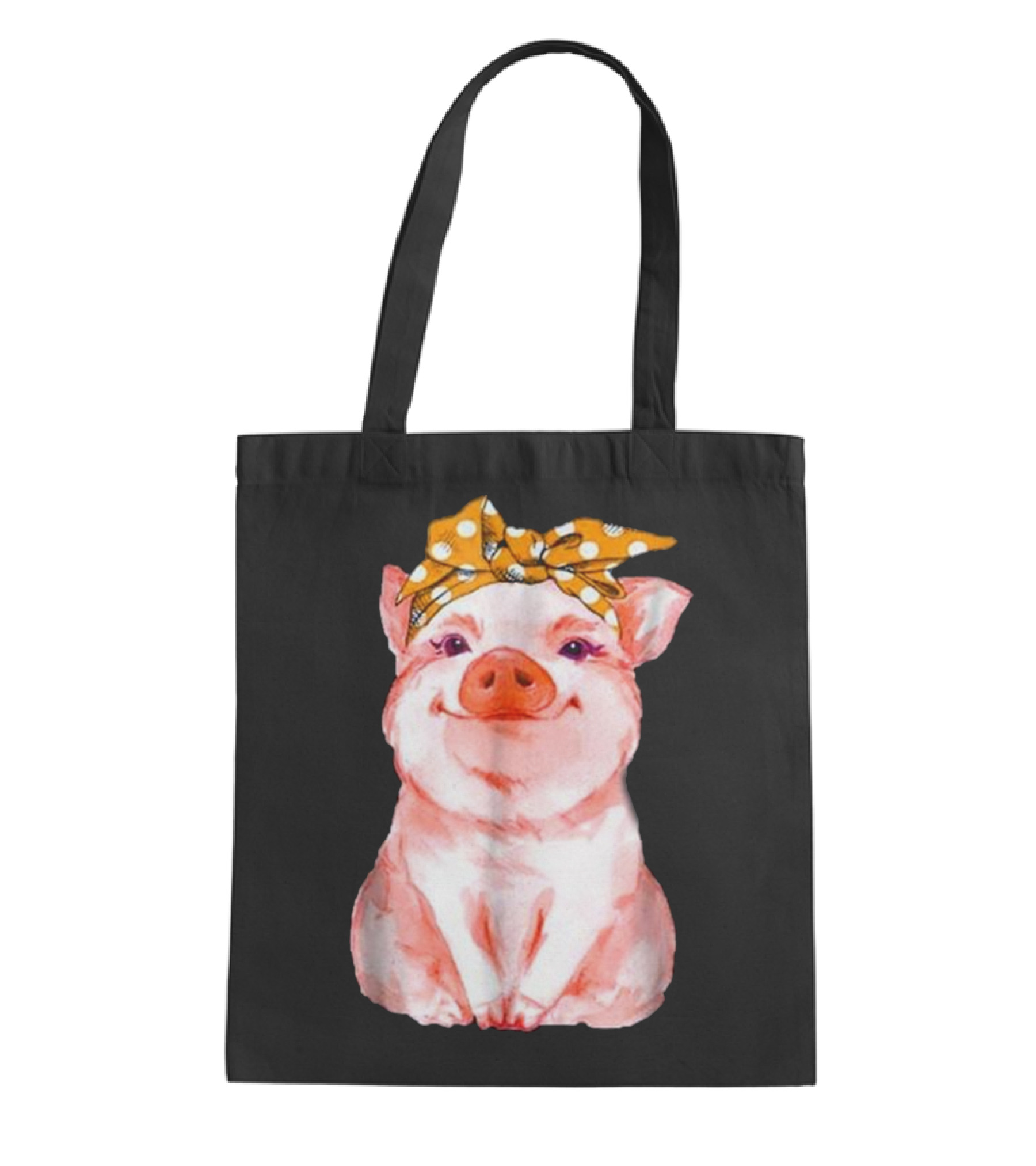 Pig Bandana cute for Girl and Women. Tote Bag Pig Bandana cute for Girl and Women. Tote Bag