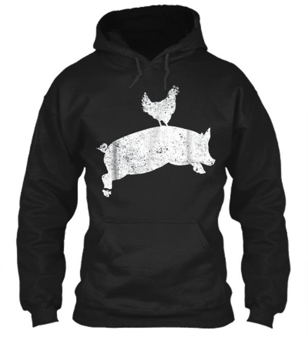 Pig Chicken Country Hog Vintage Men Hoodie Pig Chicken Country Hog Vintage Men Hoodie