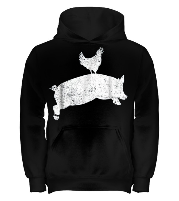 Pig Chicken Country Hog Vintage Men Kids Hoodie Pig Chicken Country Hog Vintage Men Kids Hoodie