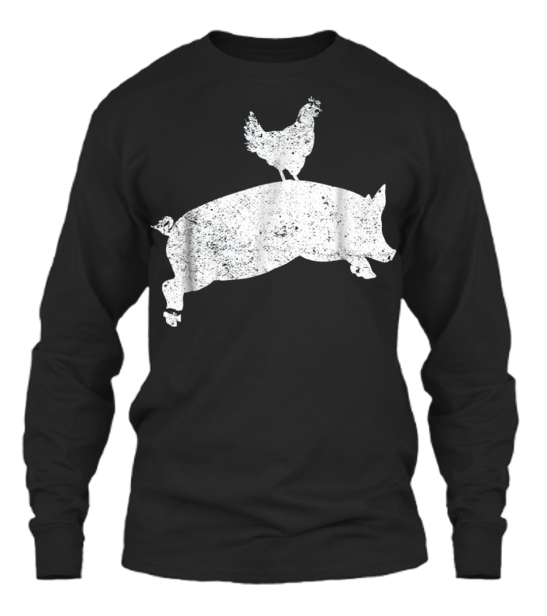 Pig Chicken Country Hog V...Unisex Long Sleeve 
