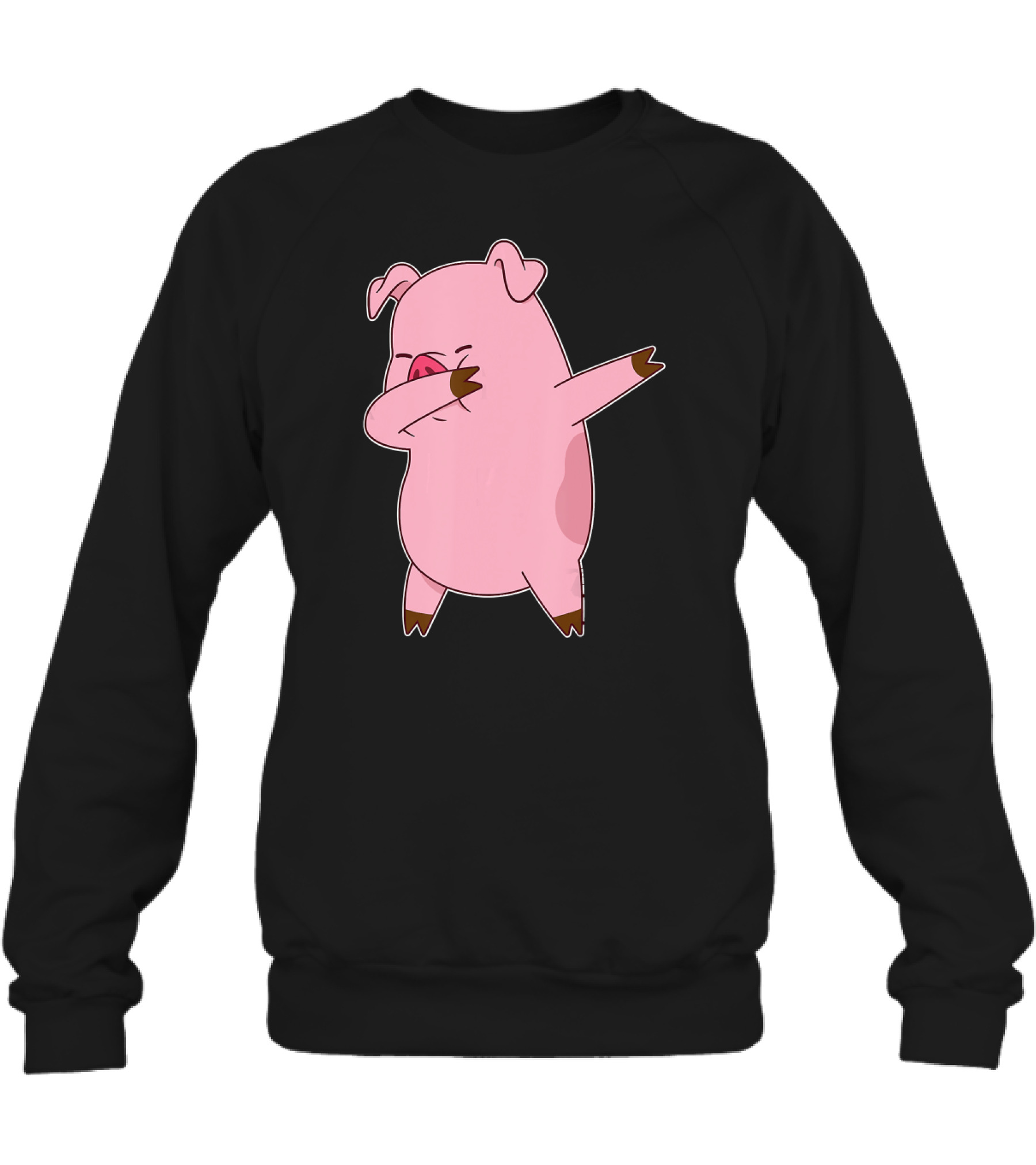 Pig Dabbing Dab Dance Funny Novelty Crewneck Sweatshirt Pig Dabbing Dab Dance Funny Novelty Crewneck Sweatshirt