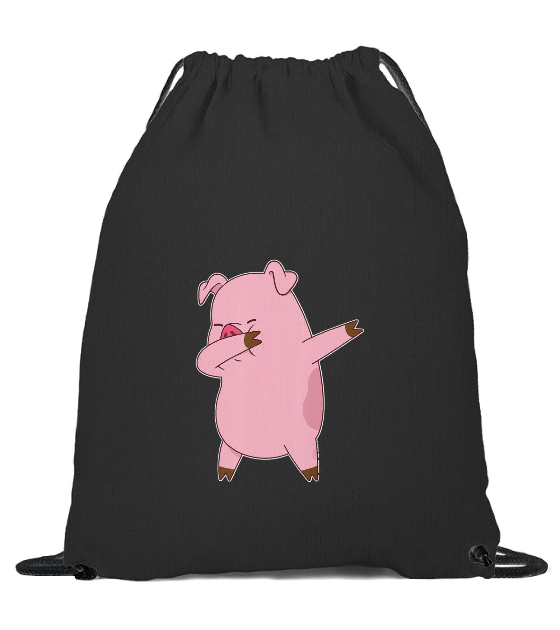 Pig Dabbing Dab Dance Funny Novelty Drawstring Bag