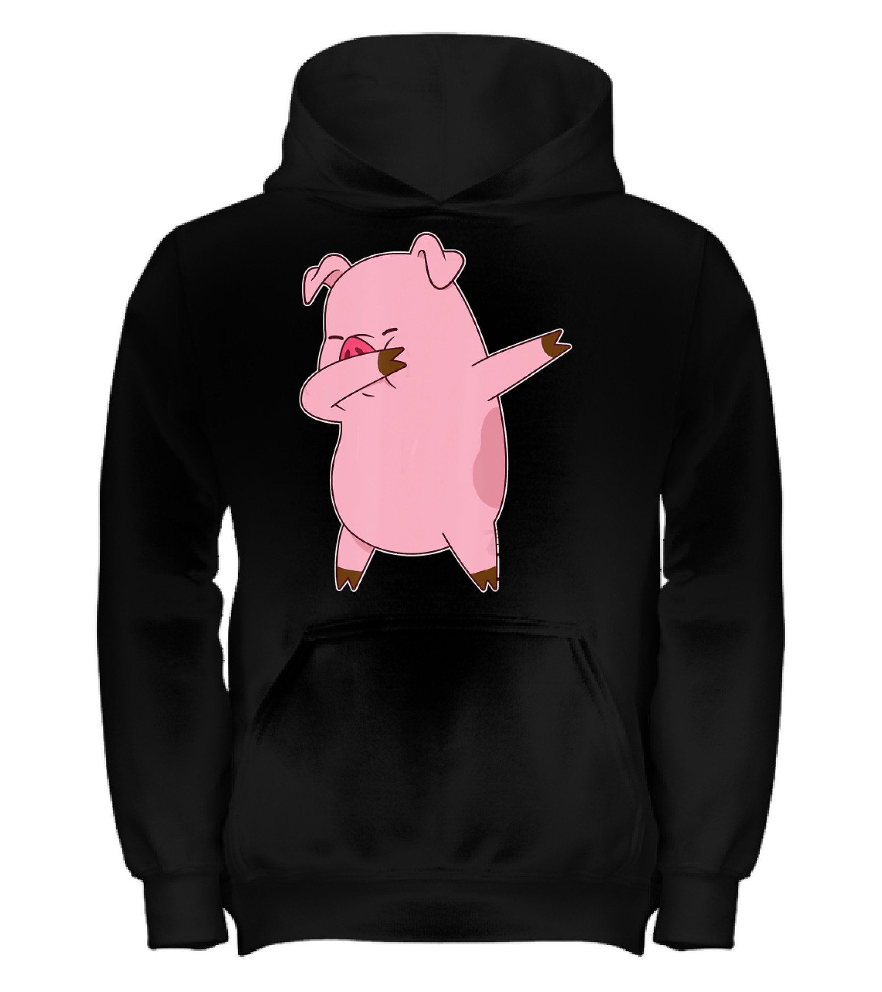 Pig Dabbing Dab Dance Funny Novelty Kids Hoodie