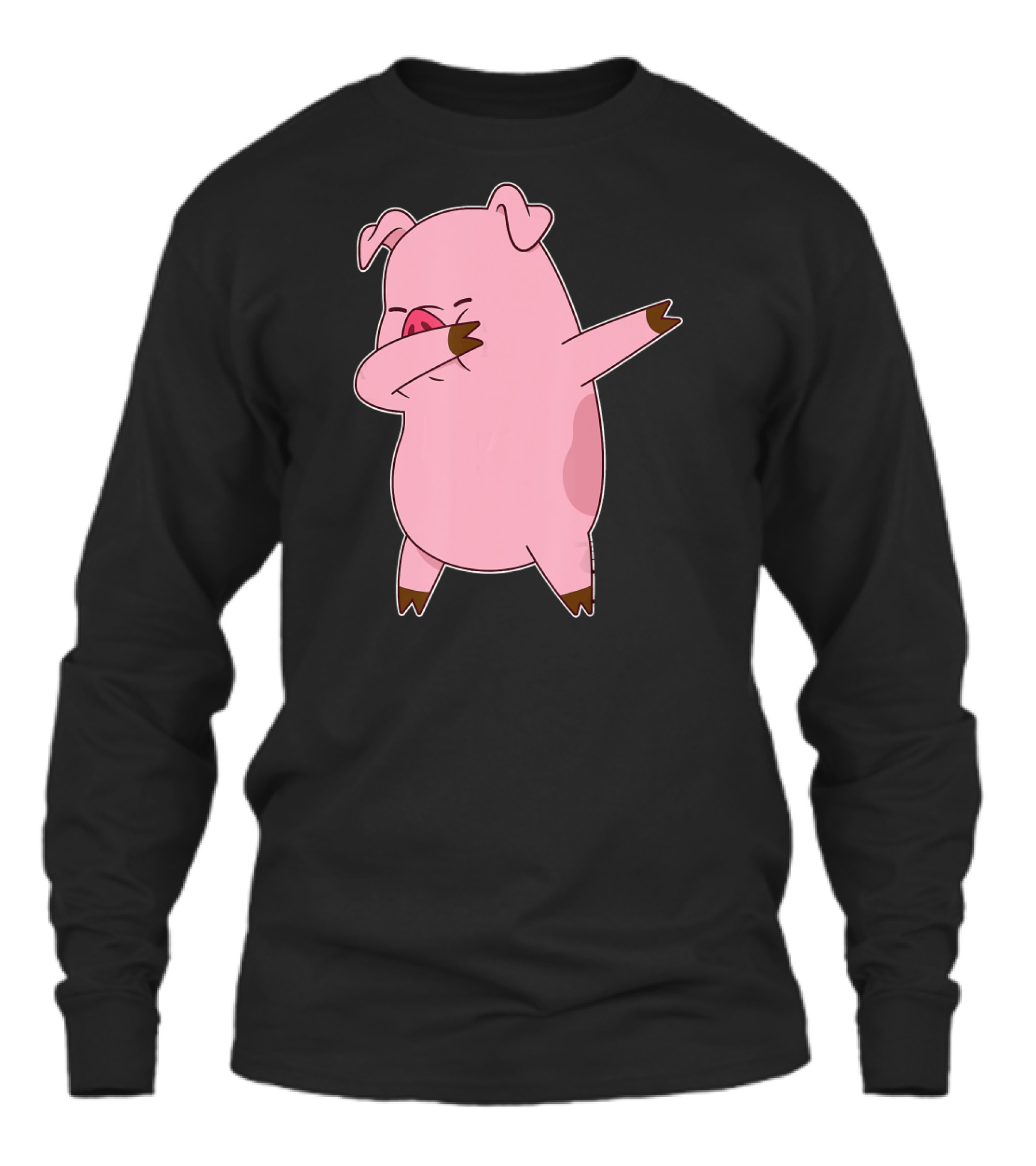 Pig Dabbing Dab Dance Funny Novelty Unisex Long Sleeve Pig Dabbing Dab Dance Funny Novelty Unisex Long Sleeve