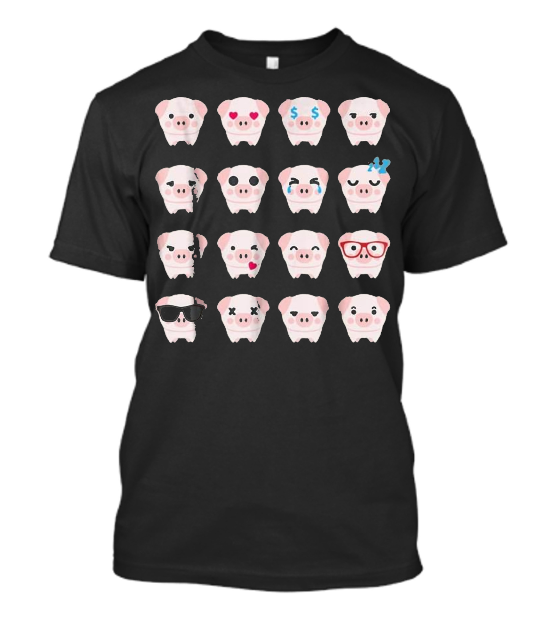 Pig Emoji pig lover gifts T-Shirt