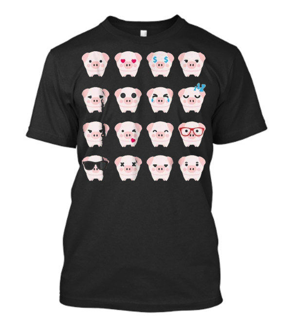 Pig Emoji pig lover gifts T-Shirt Pig Emoji pig lover gifts T-Shirt