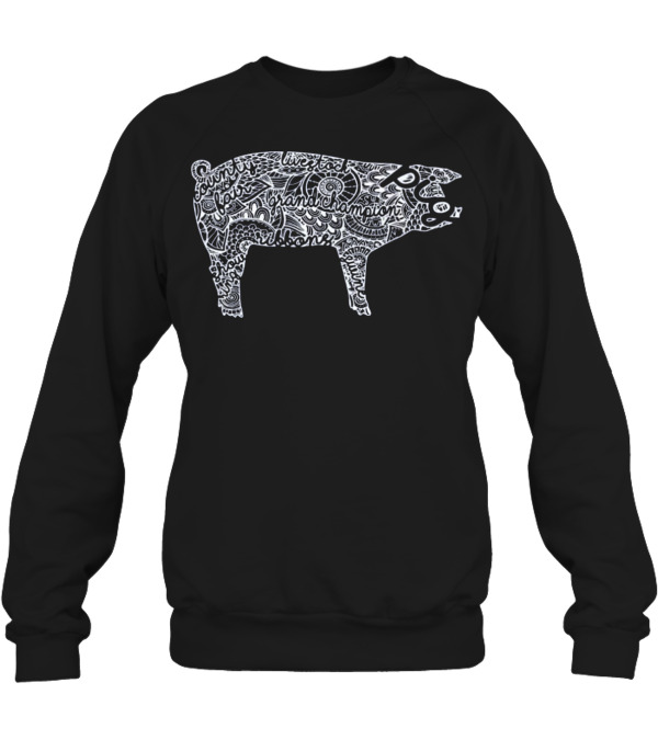 Pig Livestock Show Mandal...Crewneck Sweatshirt Pig Livestock Show Mandal...Crewneck Sweatshirt