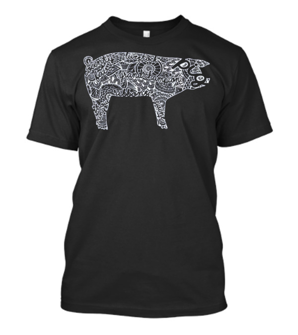 Pig Livestock Show Mandala - Swin T-Shirt Pig Livestock Show Mandala - Swin T-Shirt