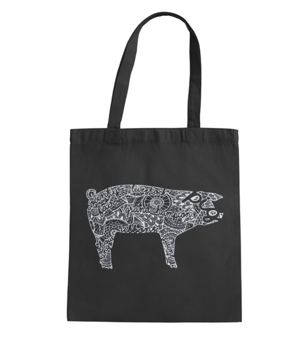 Pig Livestock Show Mandala - Swin Tote Bag Pig Livestock Show Mandala - Swin Tote Bag
