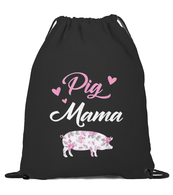 Pig Mama - Pig Mom Drawstring Bag Pig Mama - Pig Mom Drawstring Bag