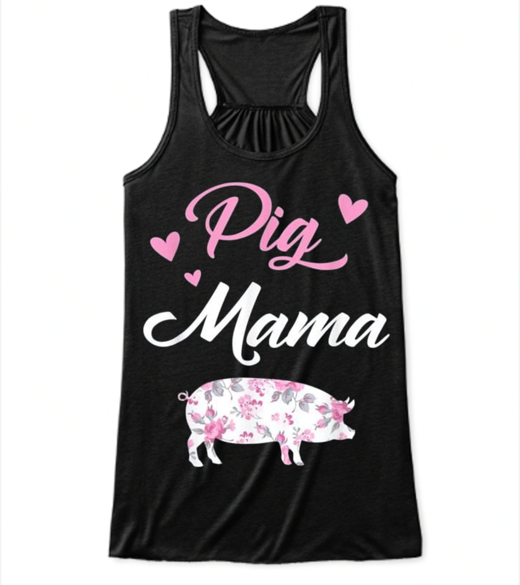 Pig Mama - Pig Mom Flowy Tank Top Pig Mama - Pig Mom Flowy Tank Top