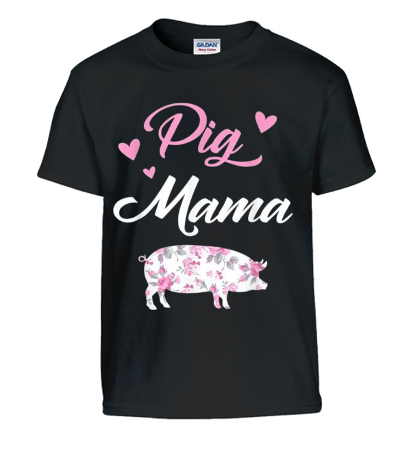 Pig Mama - Pig Mom Kids T-Shirt Pig Mama - Pig Mom Kids T-Shirt