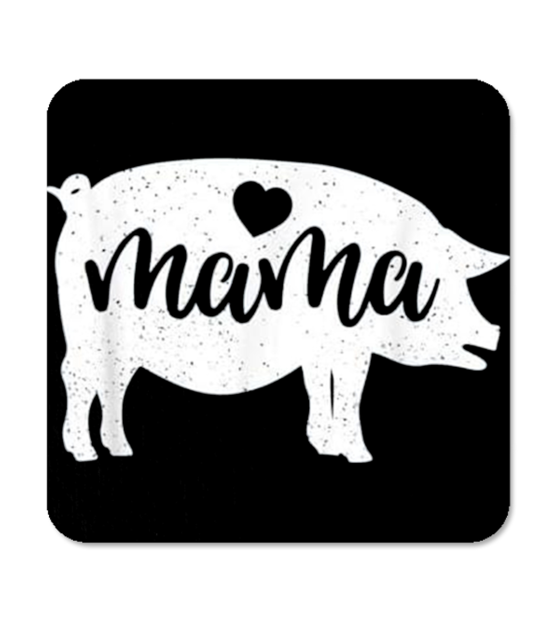 Pig Mothers Day Mama Farm Mom Love Coaster