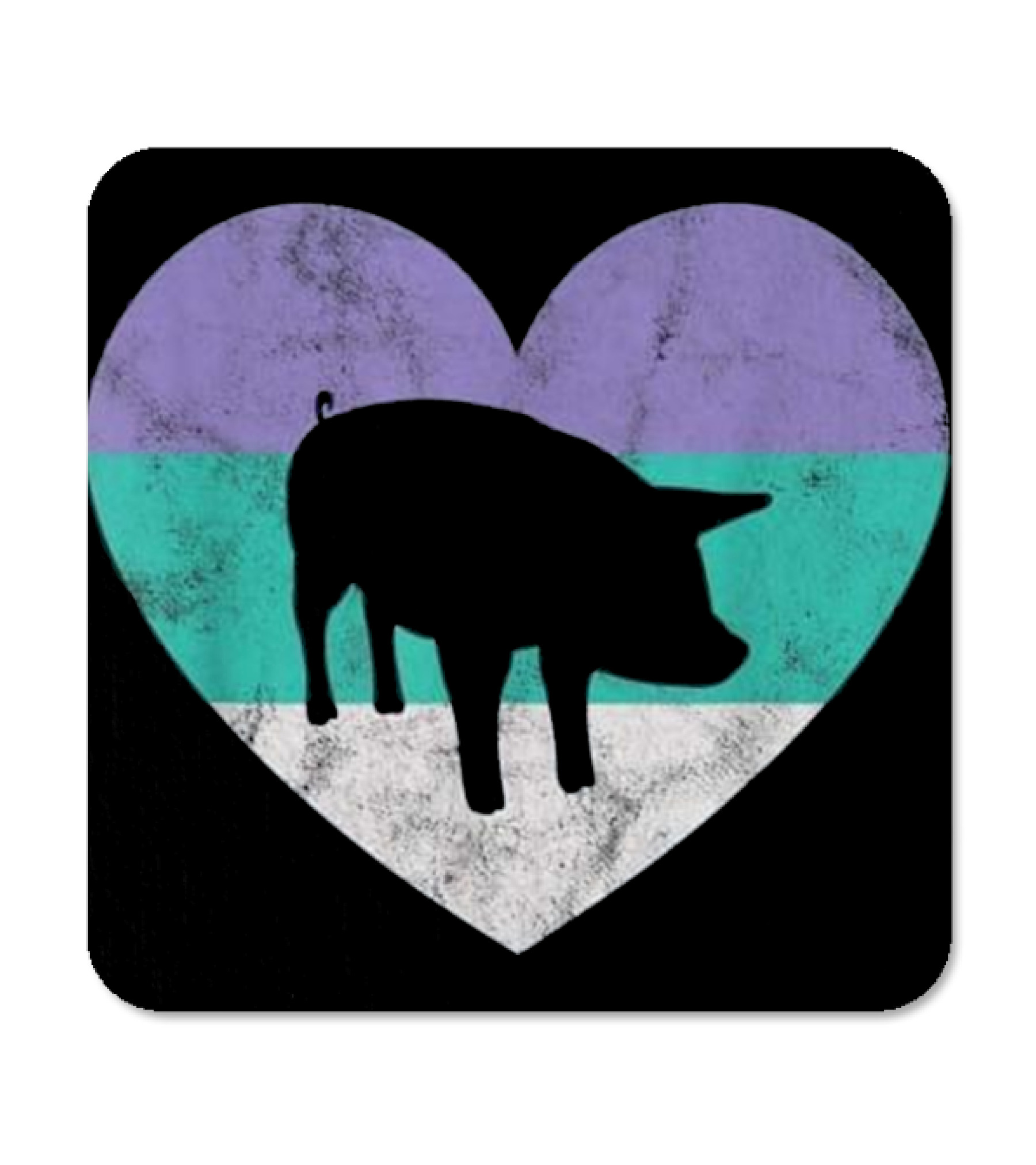 Pig Piglet Gift For Women & Girls Coaster