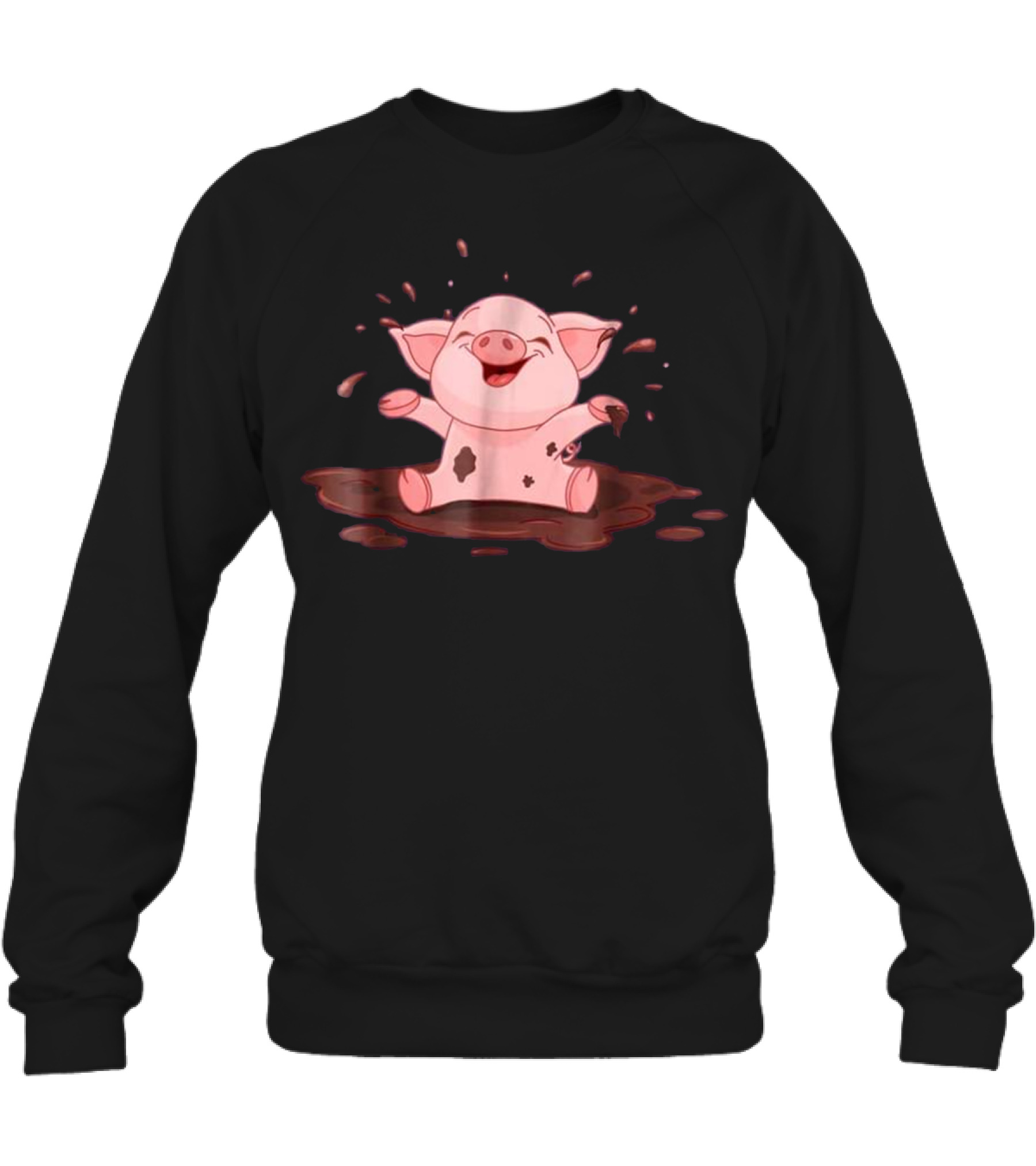Pig Shirt - Funny Gift For Pig Lovers Crewneck Sweatshirt