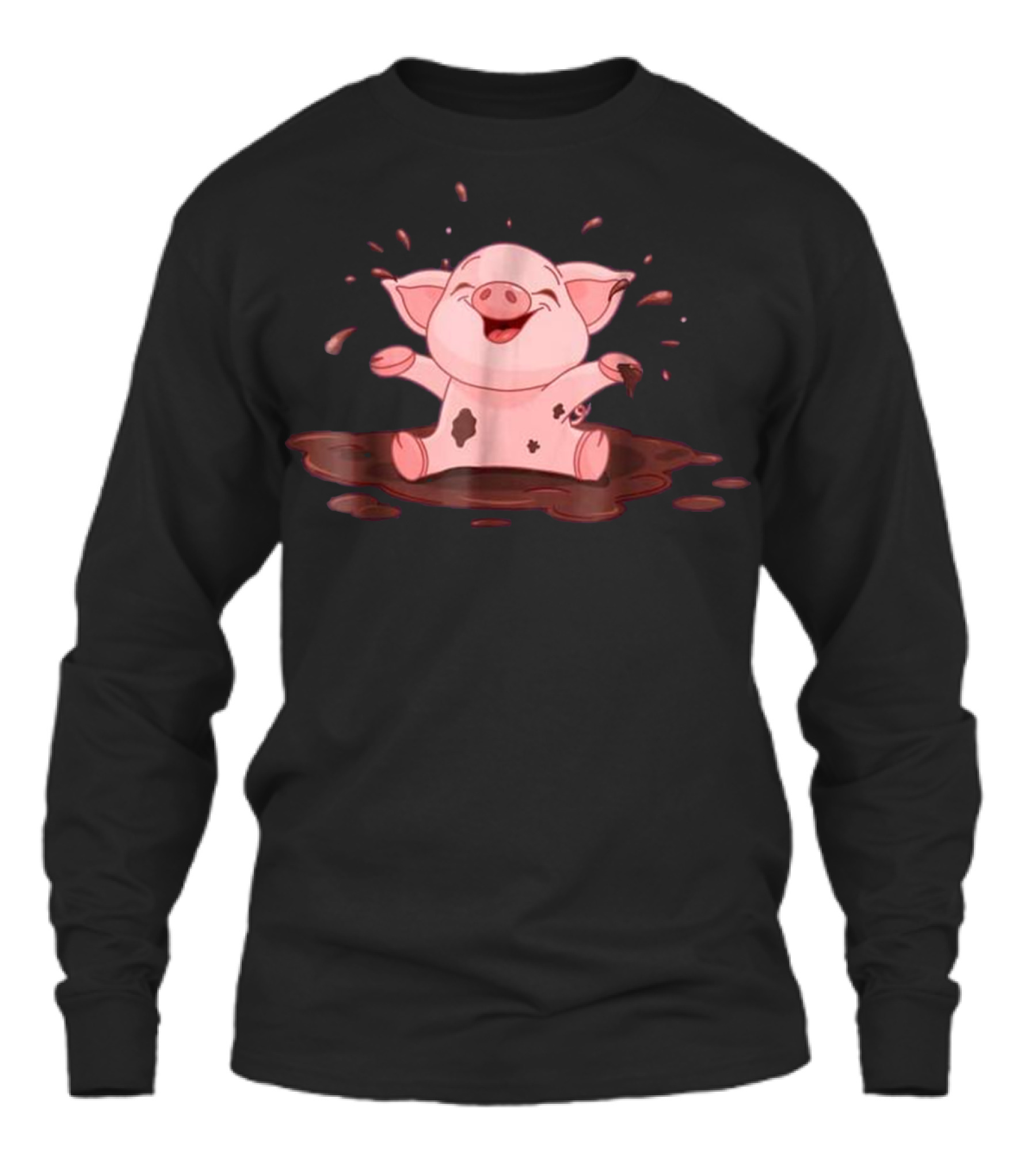 Pig Shirt - Funny Gift Fo...Unisex Long Sleeve 
