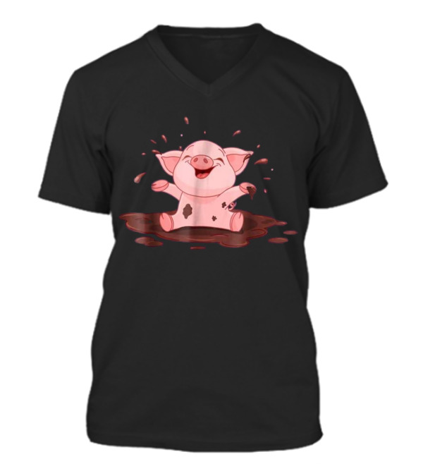 Pig Shirt - Funny Gift Fo...V-Neck Unisex T-Shirt Pig Shirt - Funny Gift Fo...V-Neck Unisex T-Shirt