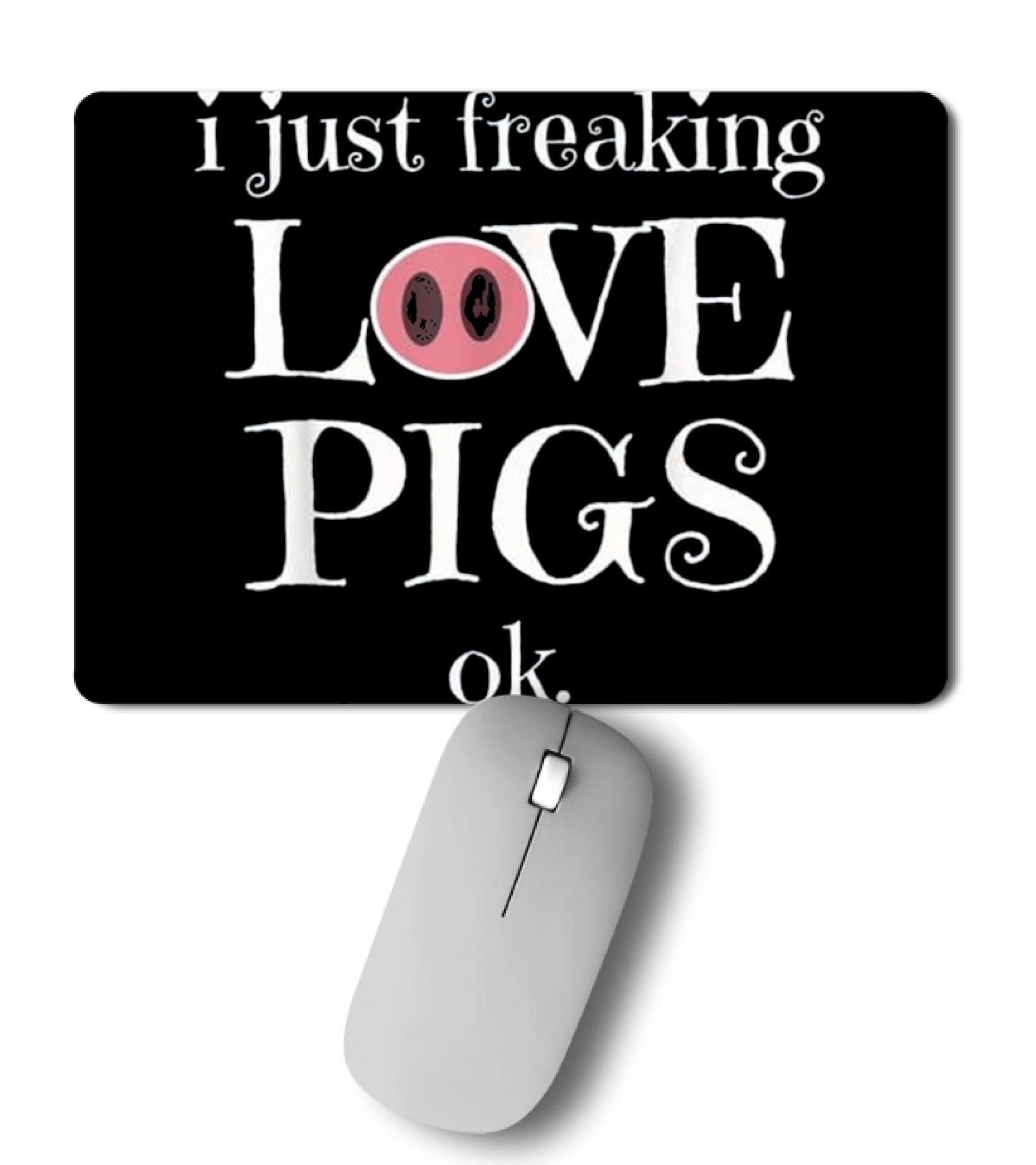 Pig Farm Funny Mousepad