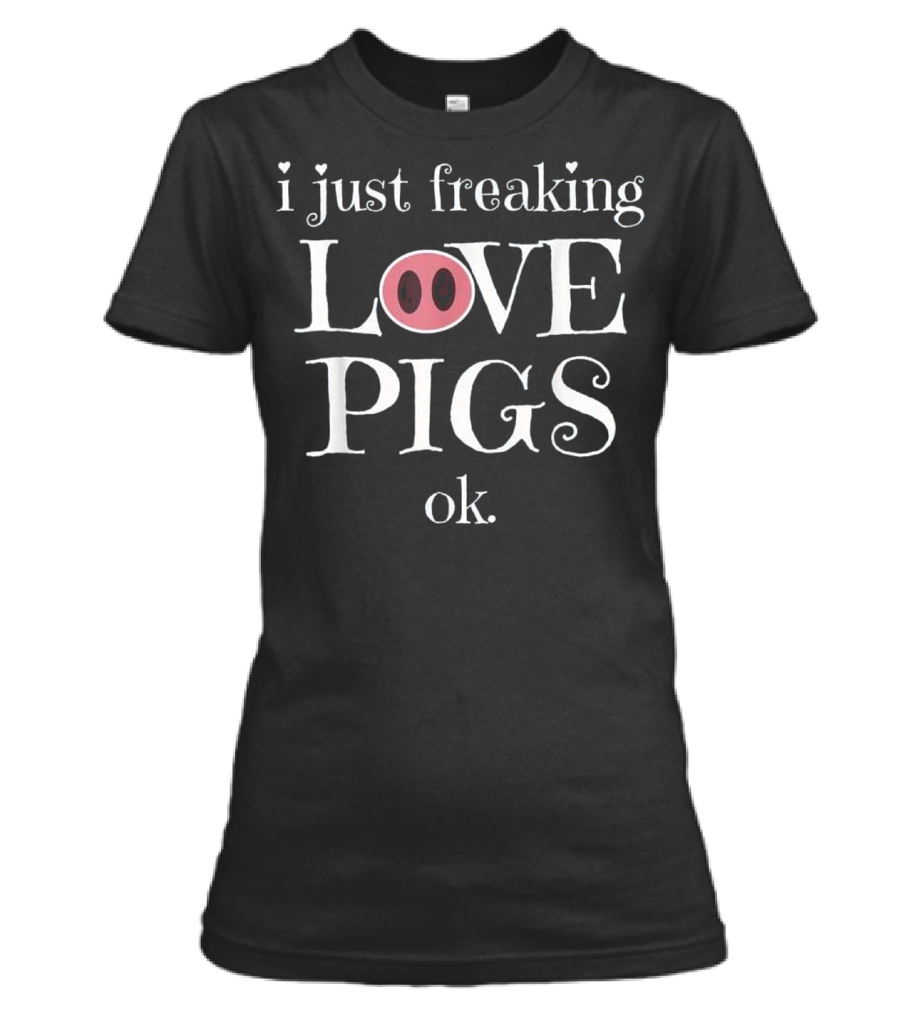 Pig Farm Funny Womens T-Shirt