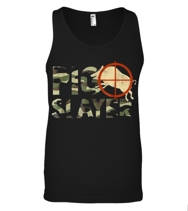Pig Slayer Camo Funny Hog Hunting Tank Top Pig Slayer Camo Funny Hog Hunting Tank Top