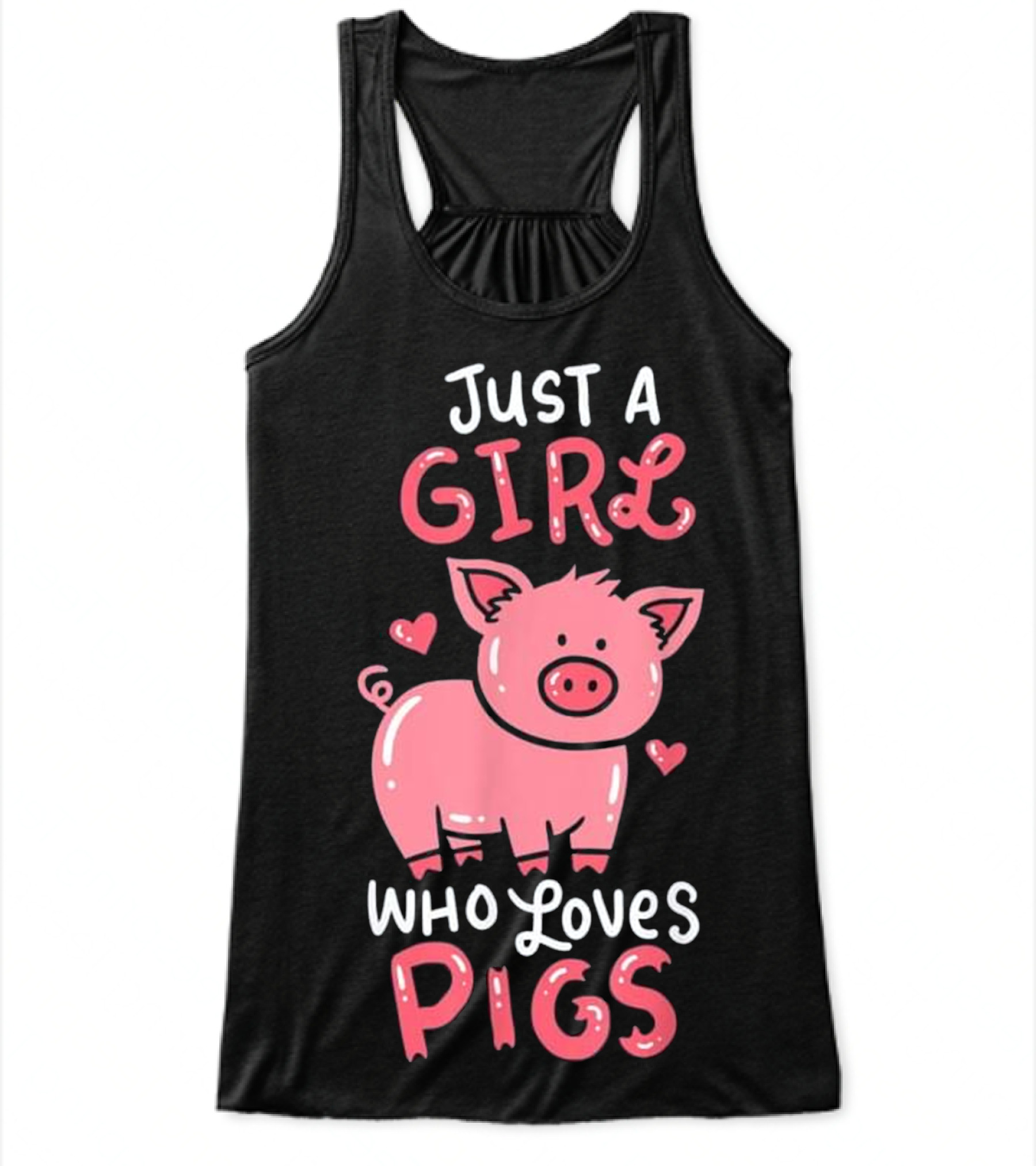 Pig T Piglet Hog Farm Anim Flowy Tank Top Pig T Piglet Hog Farm Anim Flowy Tank Top