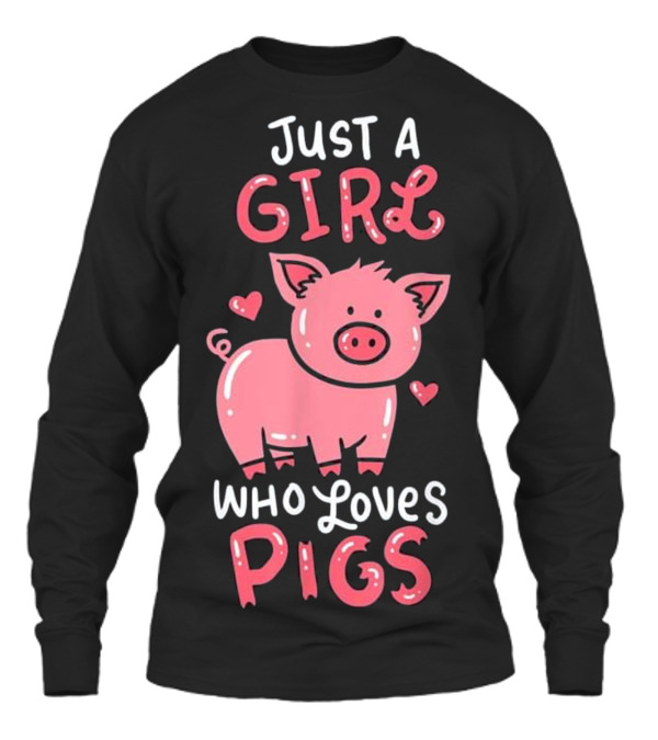Pig T Piglet Hog Farm Anim Unisex Long Sleeve Pig T Piglet Hog Farm Anim Unisex Long Sleeve